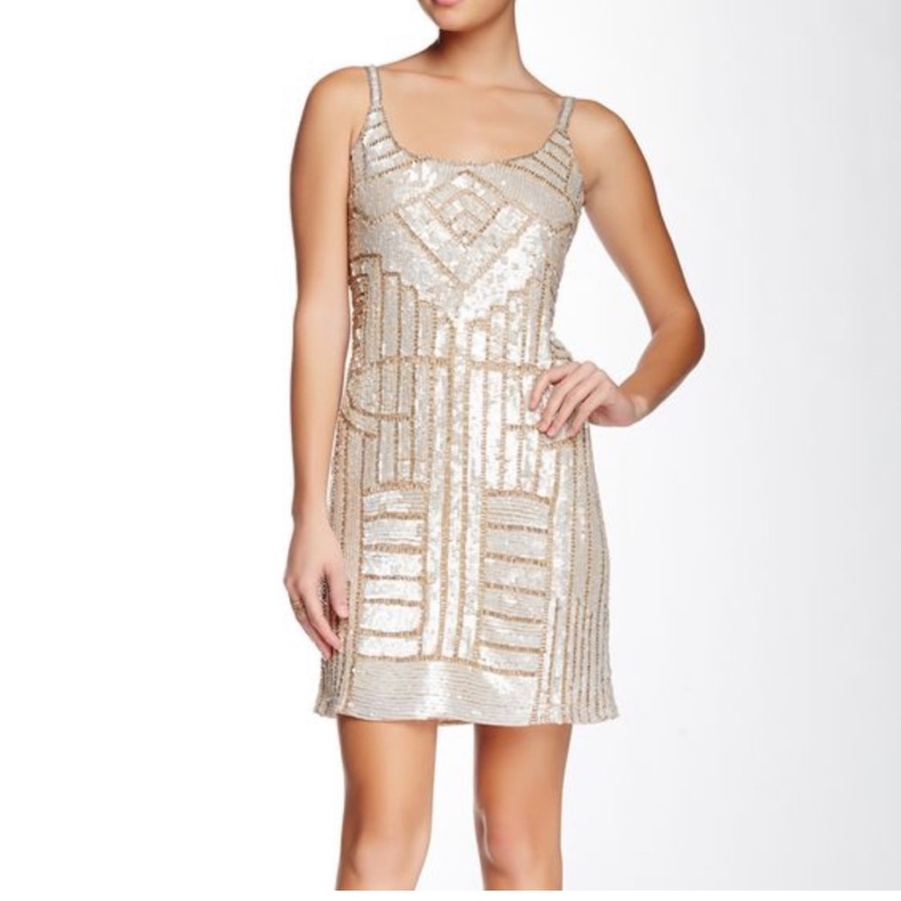Adrianna Papell Sequin Dress